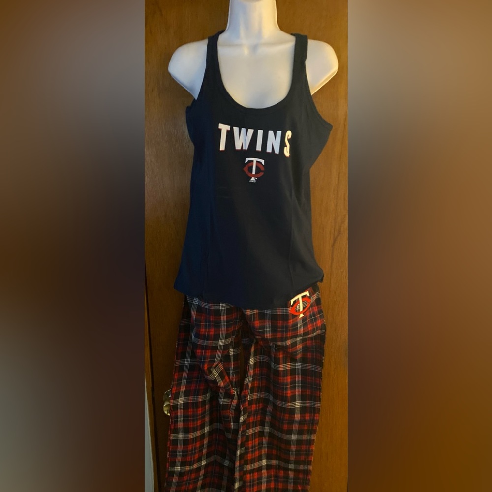Minnesota Twins Concept Sports Tank Top & Pants Sleep Set Sz. M